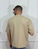 T-shirt beige uomo