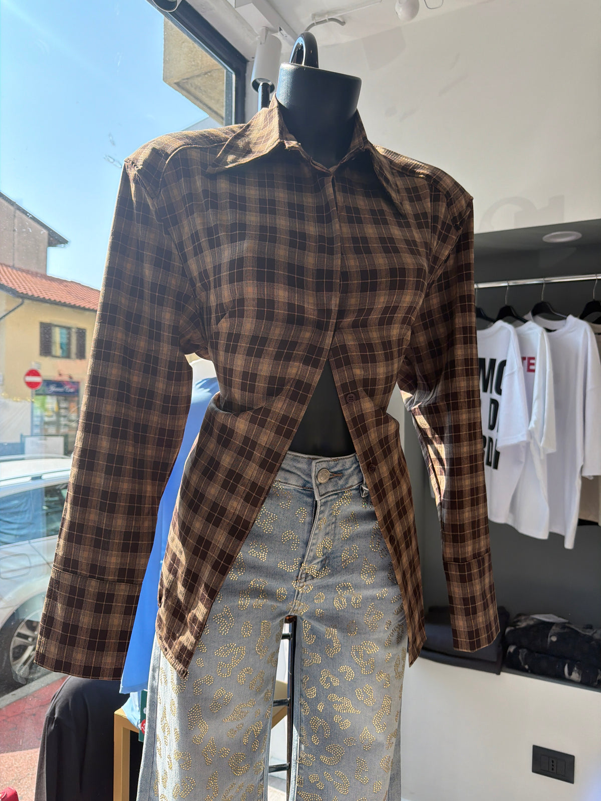 Camicia donna con spalline