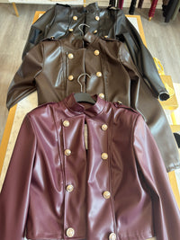 Giacca in eco pelle