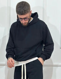 Felpa uomo garzata