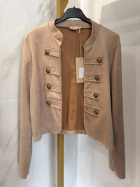 Coordinato scamosciato beige