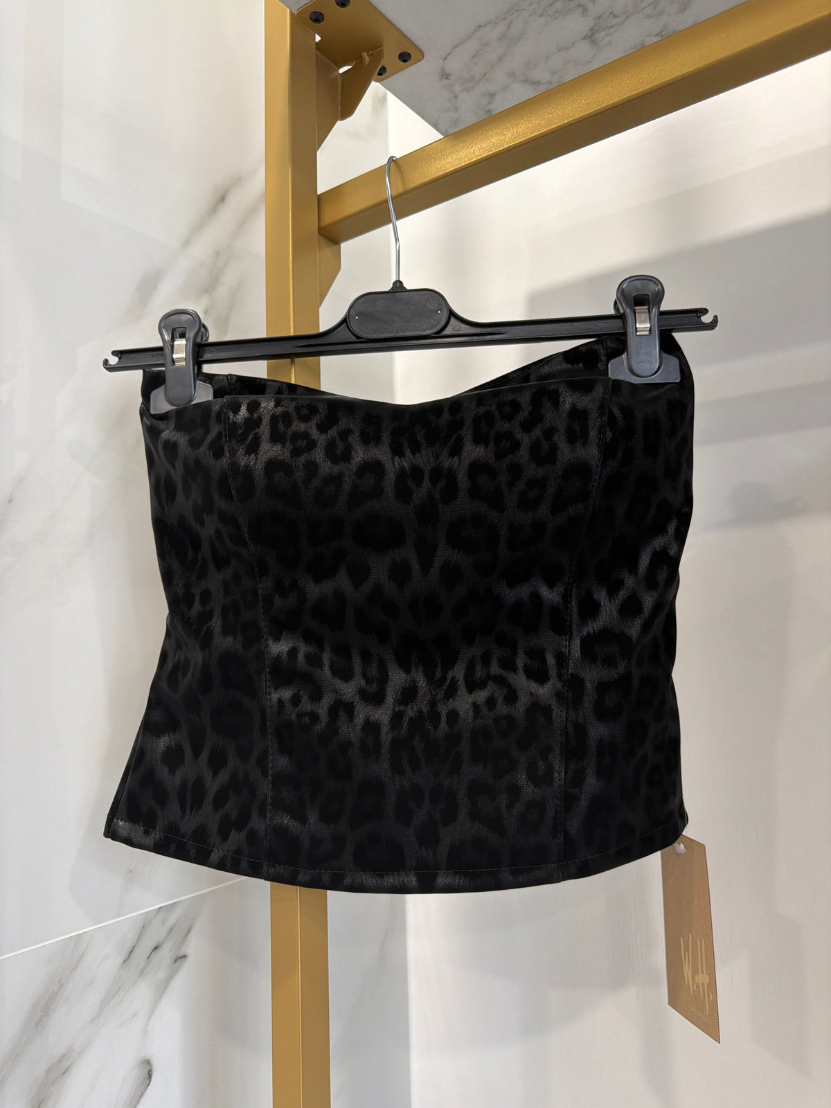 coordinato Leopard nero