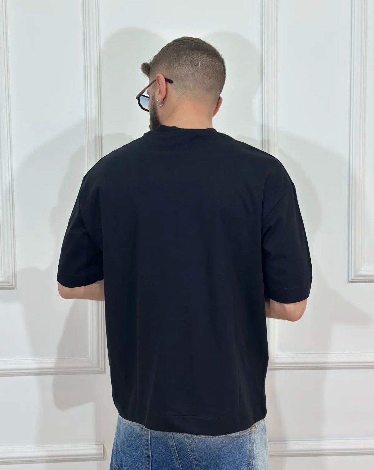 T-shirt black uomo