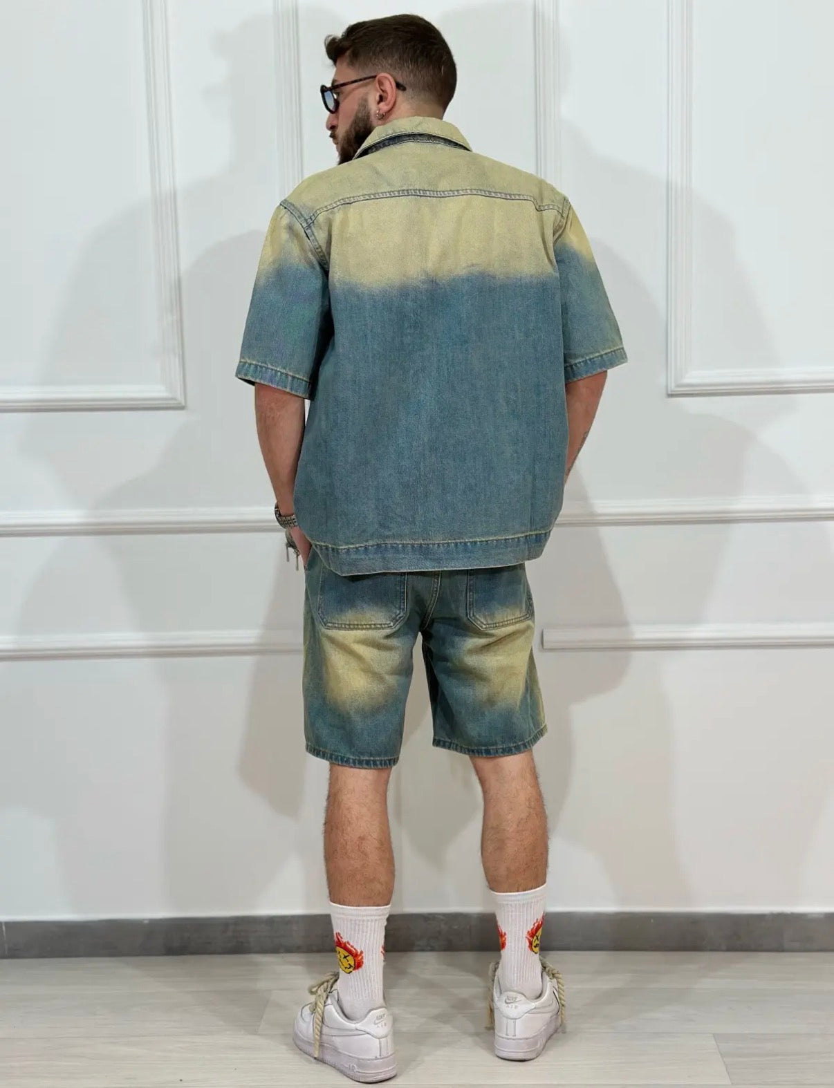 Coordinato denim uomo