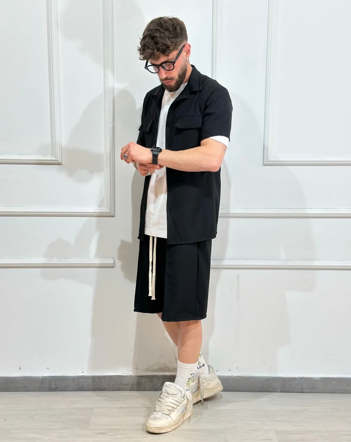 Coordinato uomo black