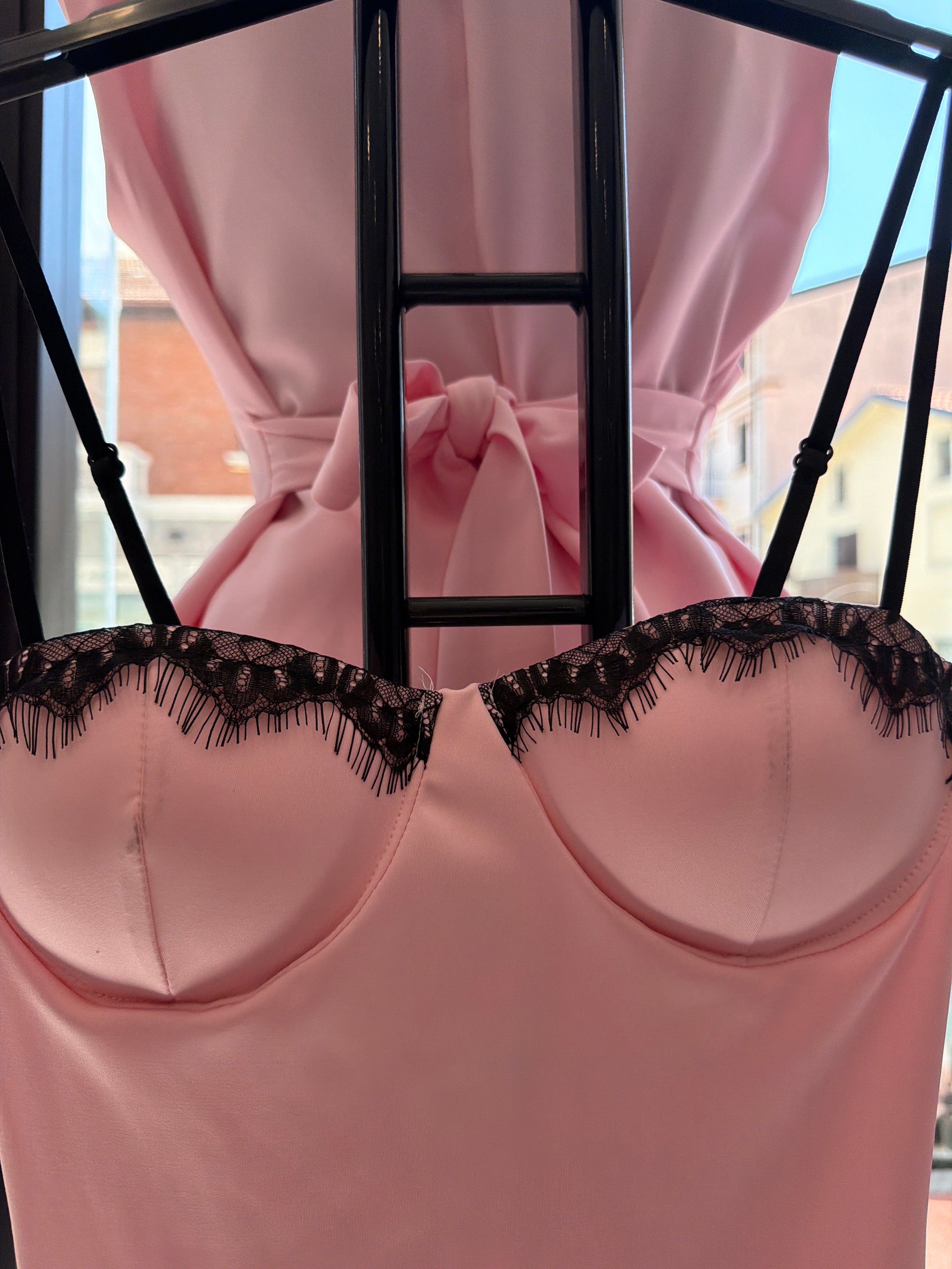 Abito Pink, pizzo