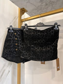 coordinato Leopard nero