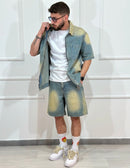 Coordinato denim uomo