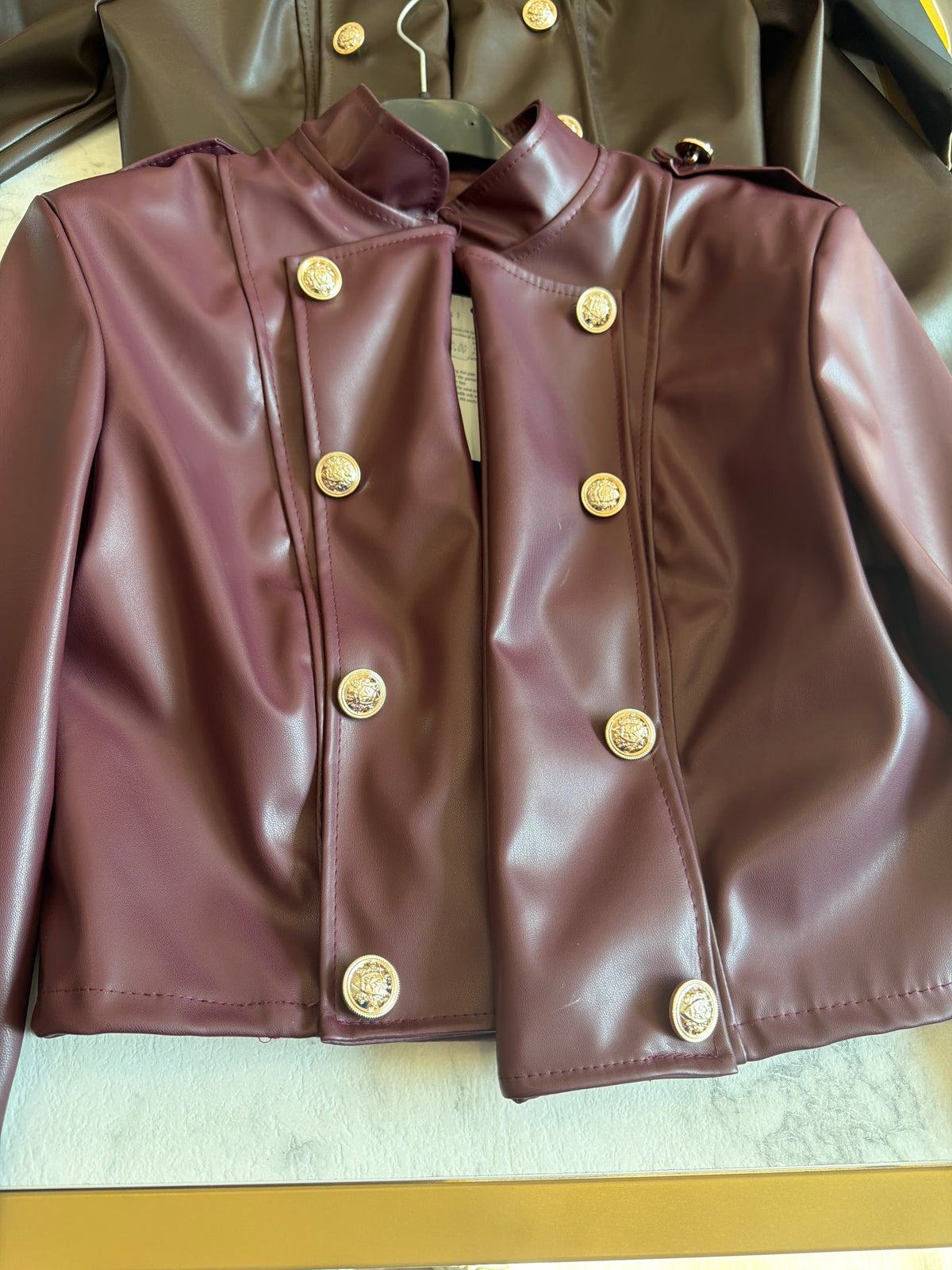 Giacca in eco pelle