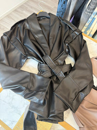 Trench in eco pelle