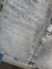 Gonna Denim grigia
