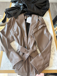 Trench in eco pelle