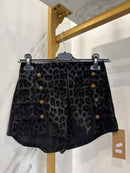 coordinato Leopard nero