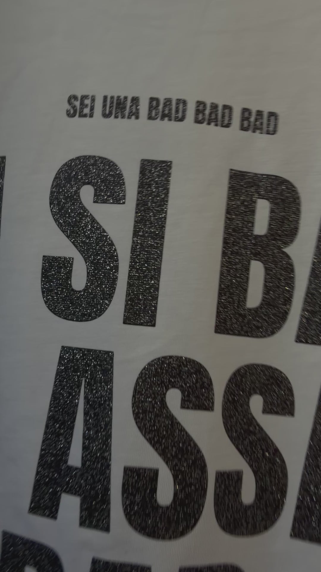 T-shirt TU SI BAD BAD ASSAJE BAD